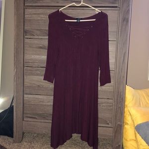 Maroon Dress
